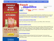 Tablet Screenshot of french-linguistics.co.uk